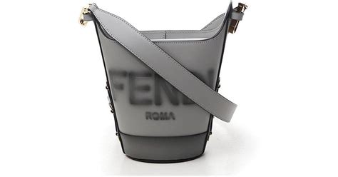 fendi f logo bucket bag|real fendi logo bag.